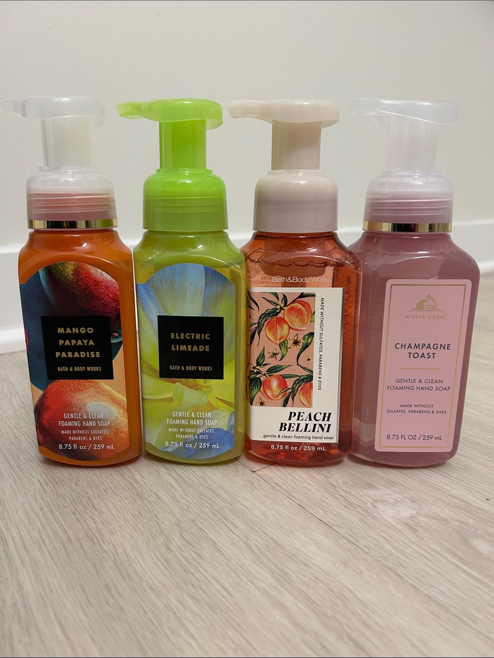 Bath & Body Works (NWT) Foaming Hand Soap Set of 4 #1—Various Scents